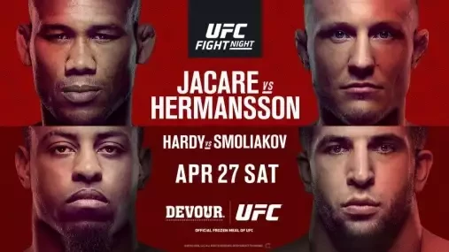 UFC Fight Night 150, Jacaré Souza vs. Jack Hermansson: Informace, výsledky, highlighty