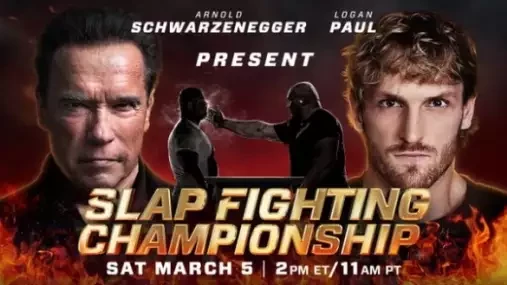Další šílenost na obzoru! Logan Paul a Arnold Schwarzenegger rozjíždí turnaj ve fackovací soutěži