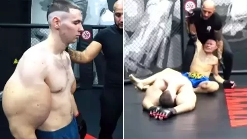 První MMA zápas ruského mladíka napíchaného syntholem skončil fiaskem – VIDEO