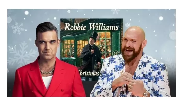 Překvapení, co má říz: Tyson Fury a Robbie Williams společně nazpívali vánoční hit