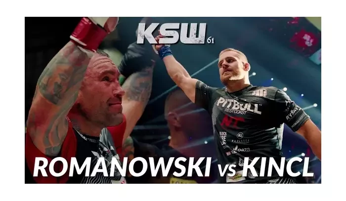 KSW 61: Patrik Kincl vs. Tomasz Romanowski, informace, fight card, výsledky