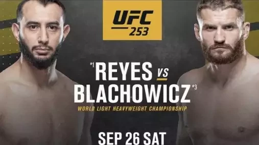 UFC - Blachowicz Jan - Reyes Dominick