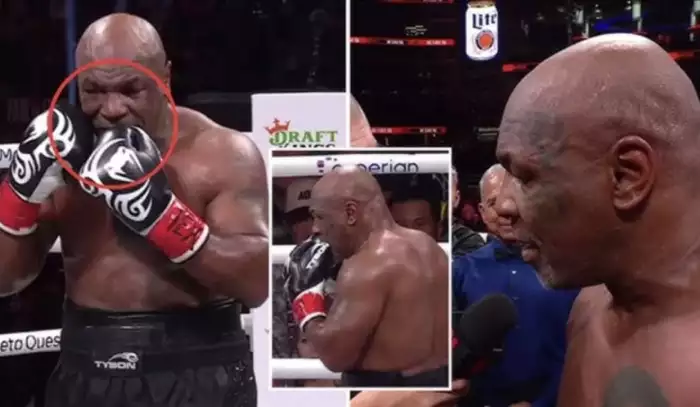 Mike Tyson vysvětluje, proč během zápasu s Jakem Paulem kousal do rukavice: Mám fixaci na kousání