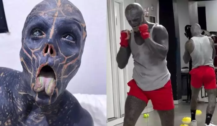Lidský mimozemšťan, co si nechal dobrovolně amputovat prsty, nos i uši, se chystá na debut v MMA